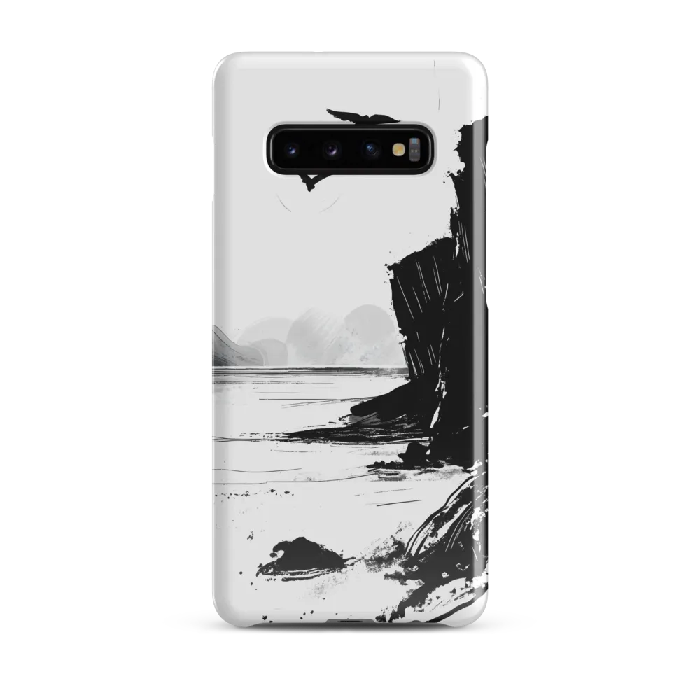 Ethereal Heights: A Minimalist Landscape | Phone Case |  S10 Plus | Snap Case | Glossy