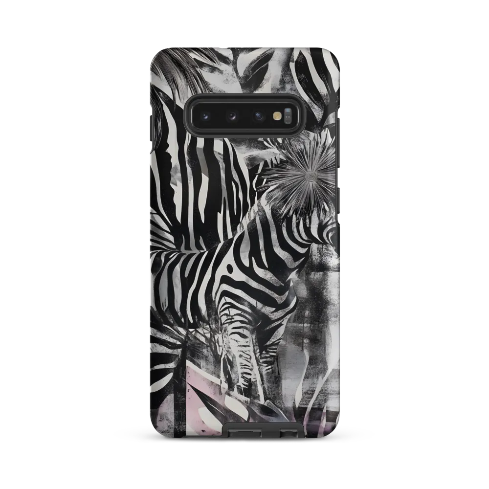 Zebra in the Jungle of Illusions | Phone Case |  S10 Plus | Tough Case | Matte