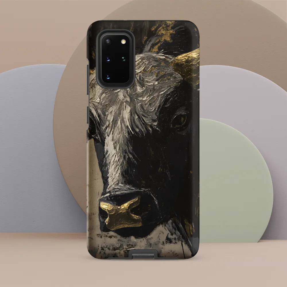 Majestic Bull: The Power in Black and Gold