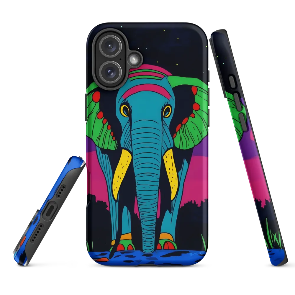 Whimsical Majesty: The Vibrant Elephant