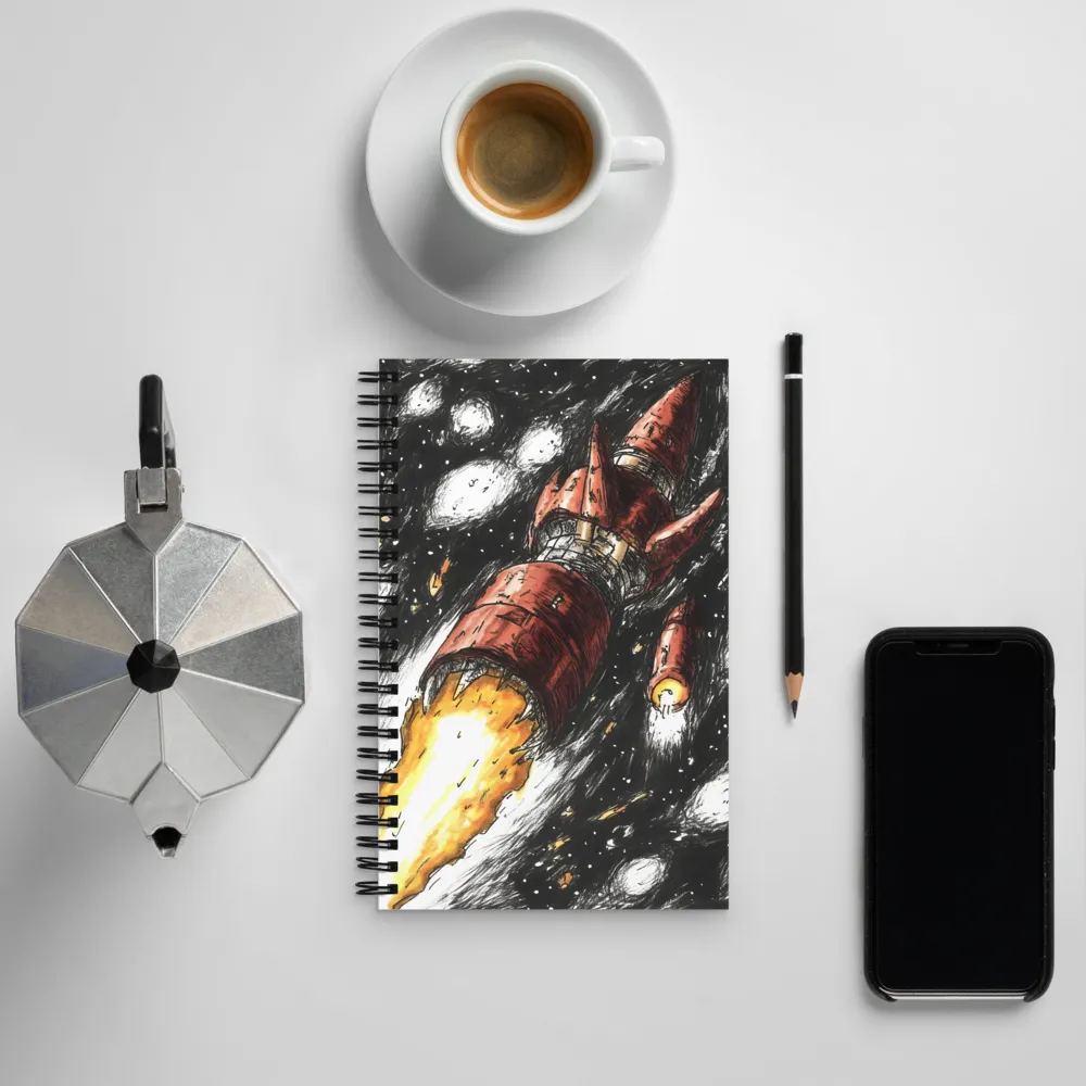 Ignition in the Abyss | Spiral Notebook