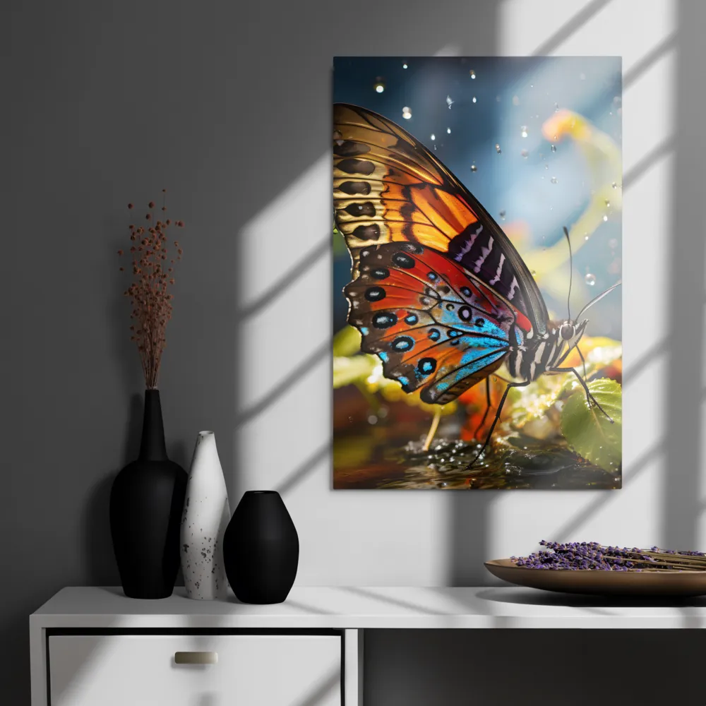 Dance of Colors: The Butterfly's Elegance | Metal Print | 20″×30″