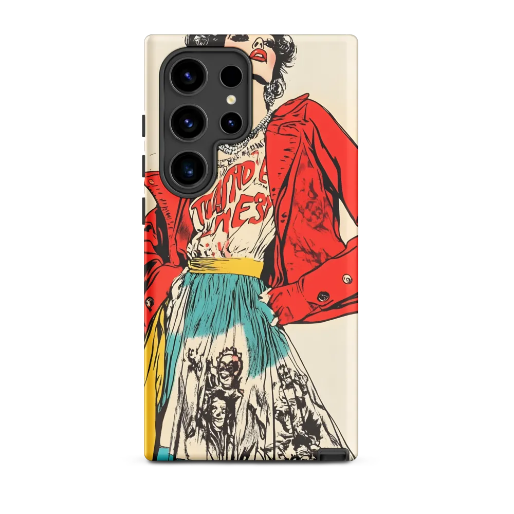 Vibrant Elegance: A Pop Art Fashion Statement