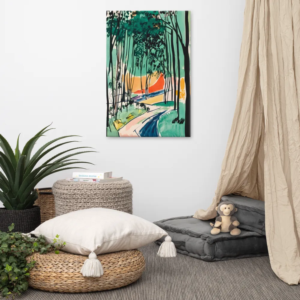 Winding Path Through the Forest | Canvas | 24″×36″