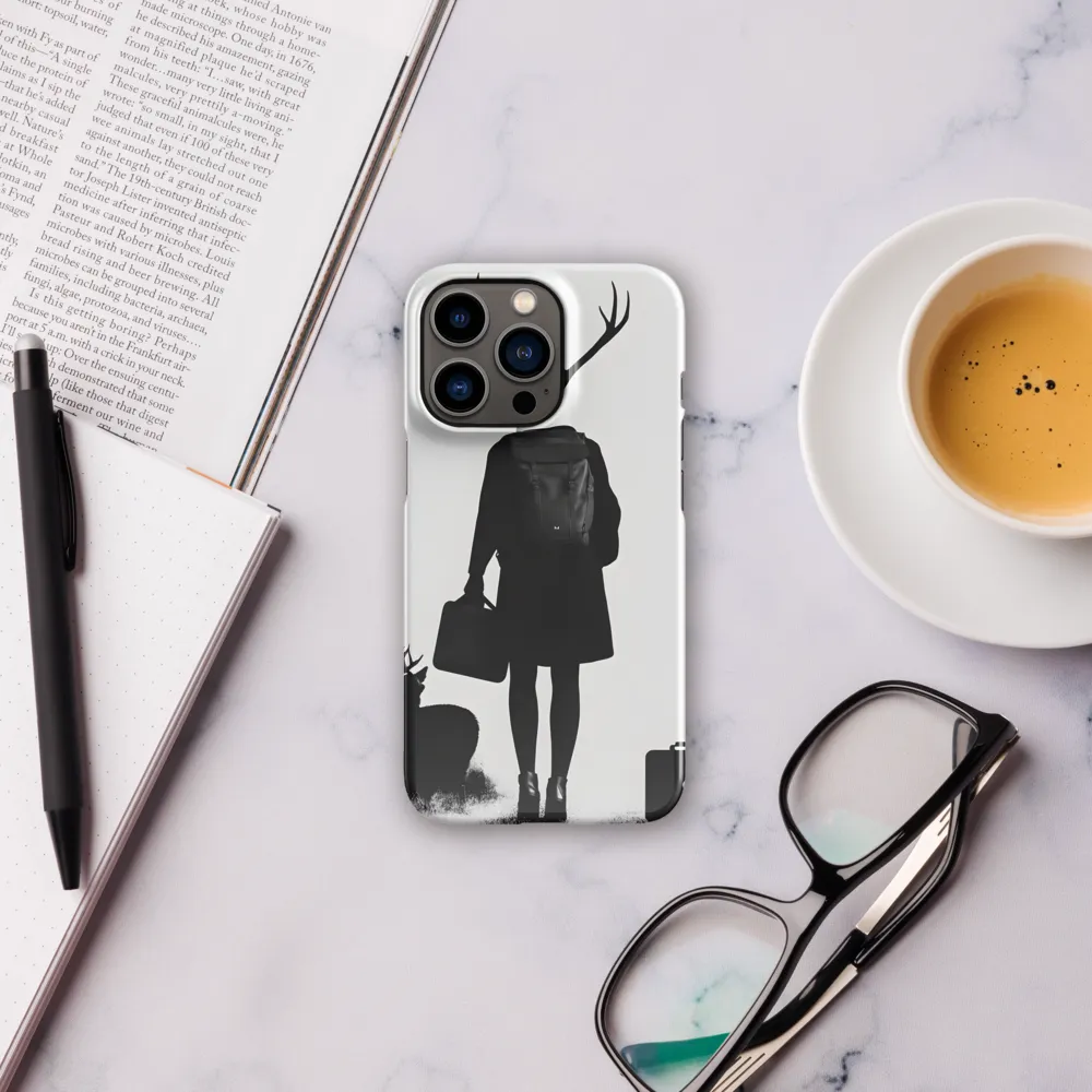 Antlered Reflections | Phone Case |  13 Pro | Snap Case | Glossy