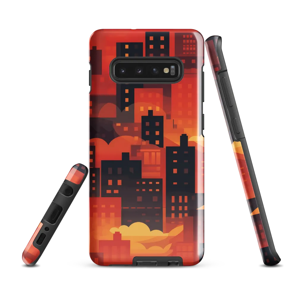 Radiance of the Urban Horizon | Phone Case |  S10 Plus | Tough Case | Glossy