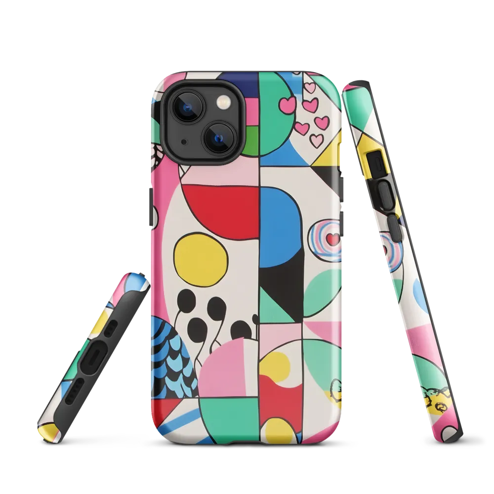 Dynamic Interplay of Shapes | Phone Case |  13 | Tough Case | Glossy