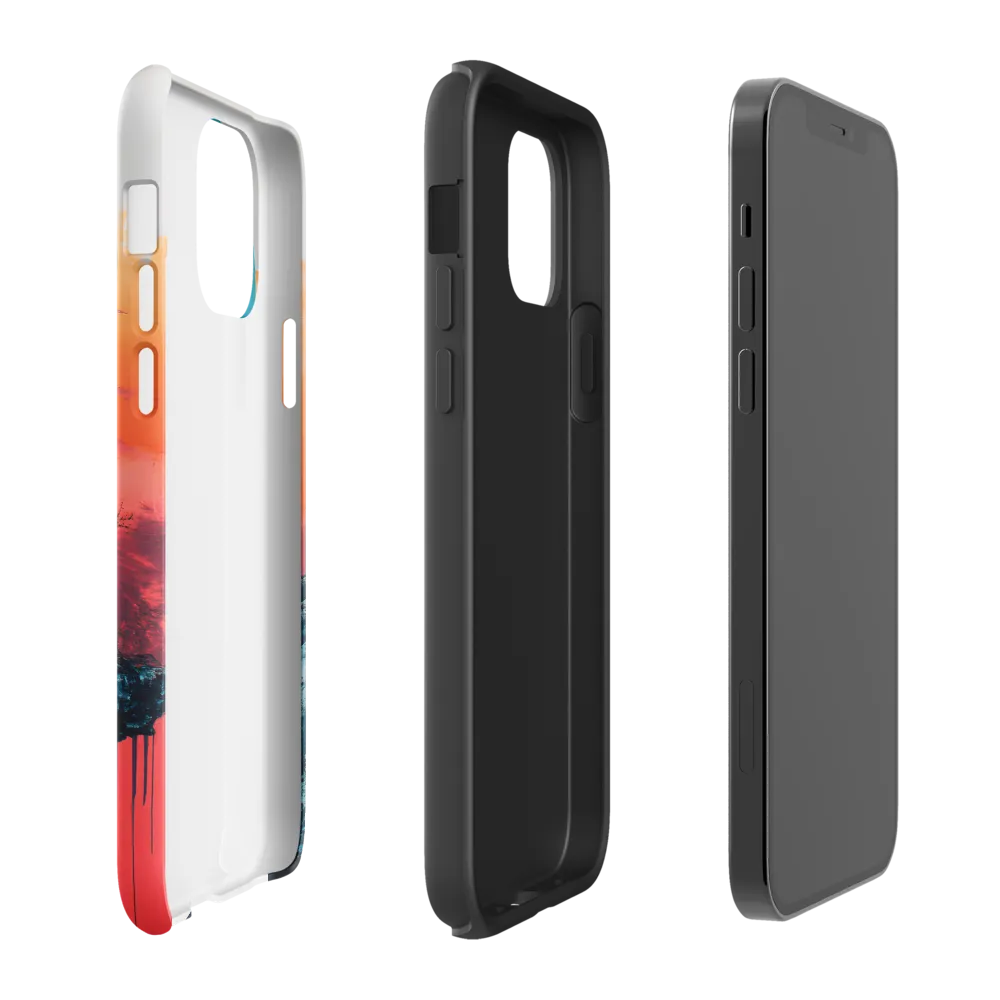 Ethereal Landscapes: A Dance of Color and Form | Phone Case |  12 Pro | Tough Case | Matte