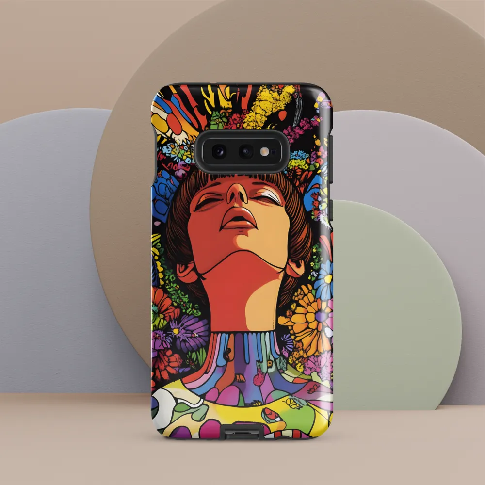 Vibrant Ecstasy: A Psychedelic Portrait