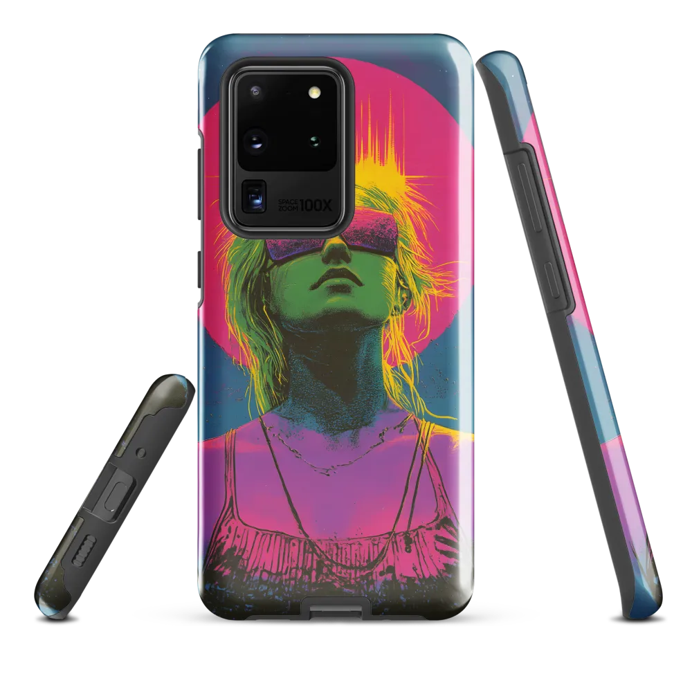 Neon Dreams: Portrait of a Modern Muse