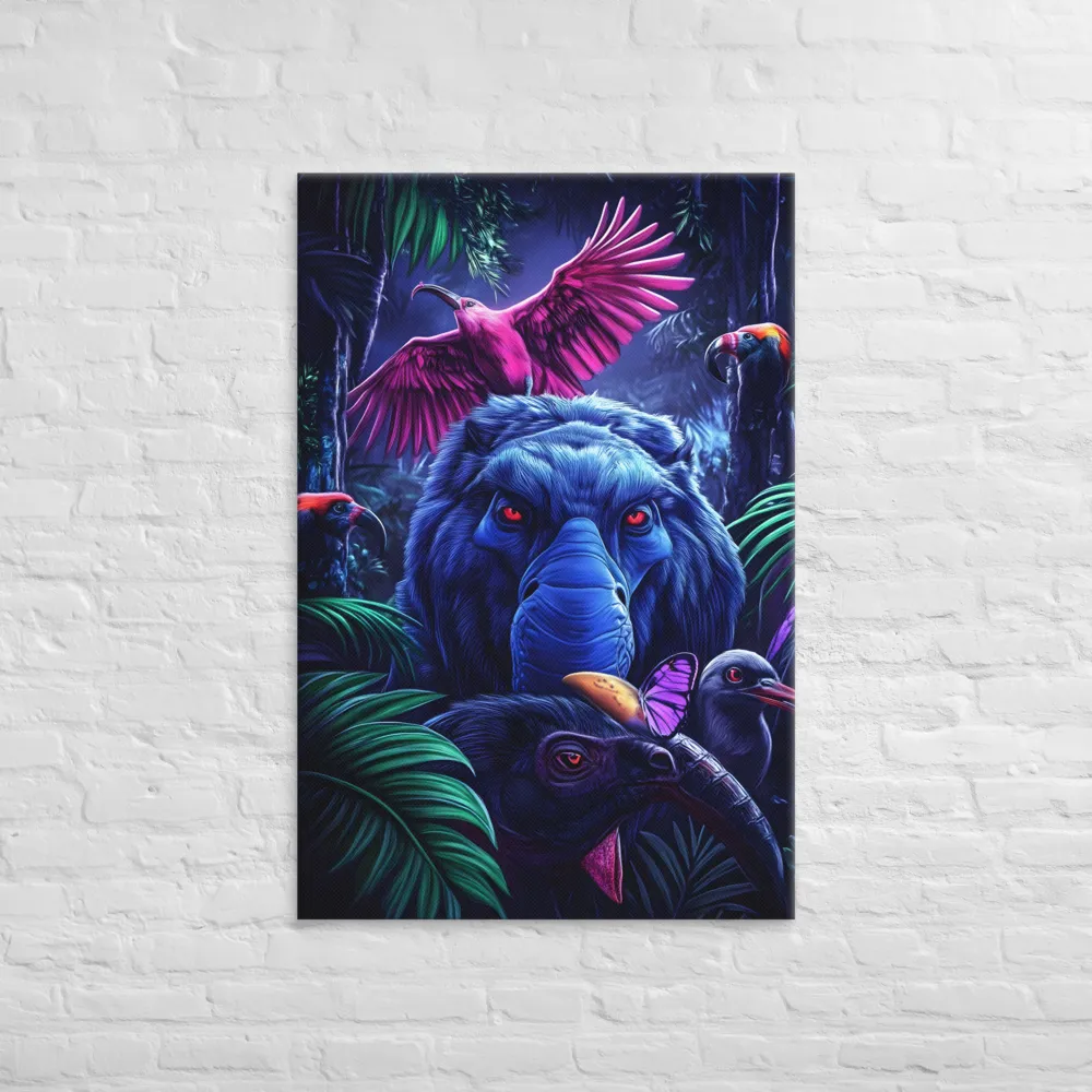 Enigmatic Jungle Symphony | Canvas | 32″×48″