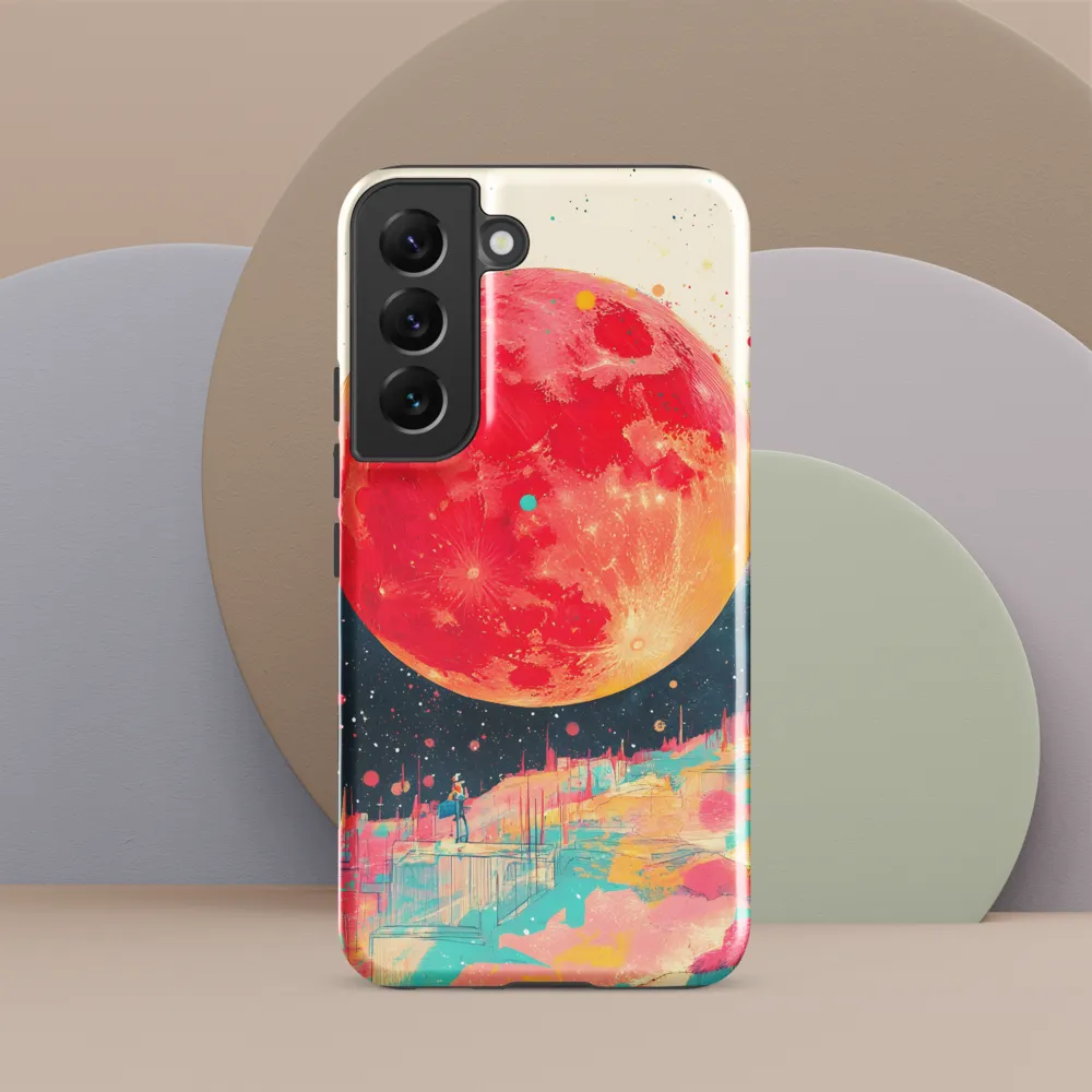 Crimson Dreams: A Lunar Exploration