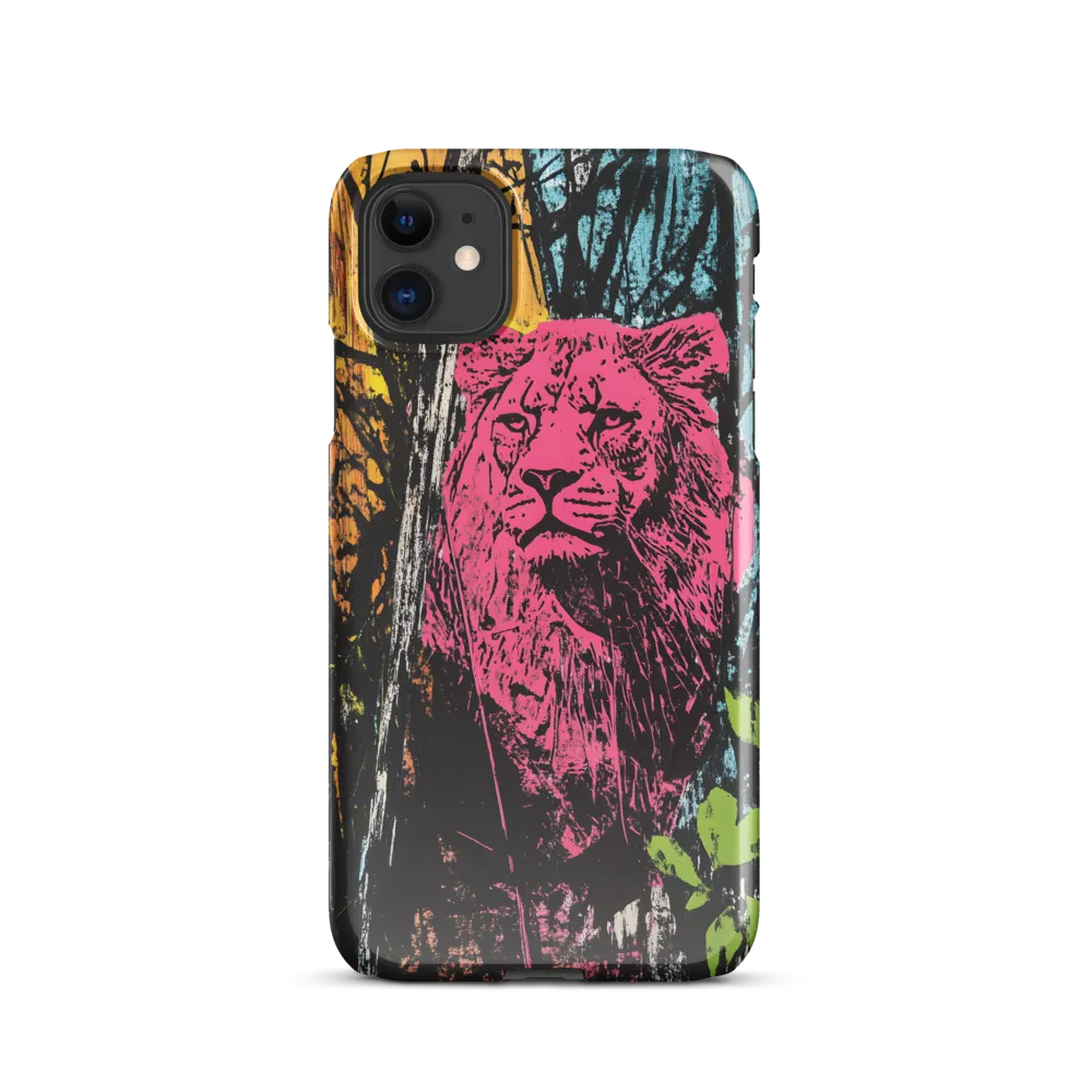 Fierce Vibrance: The Pink Lion