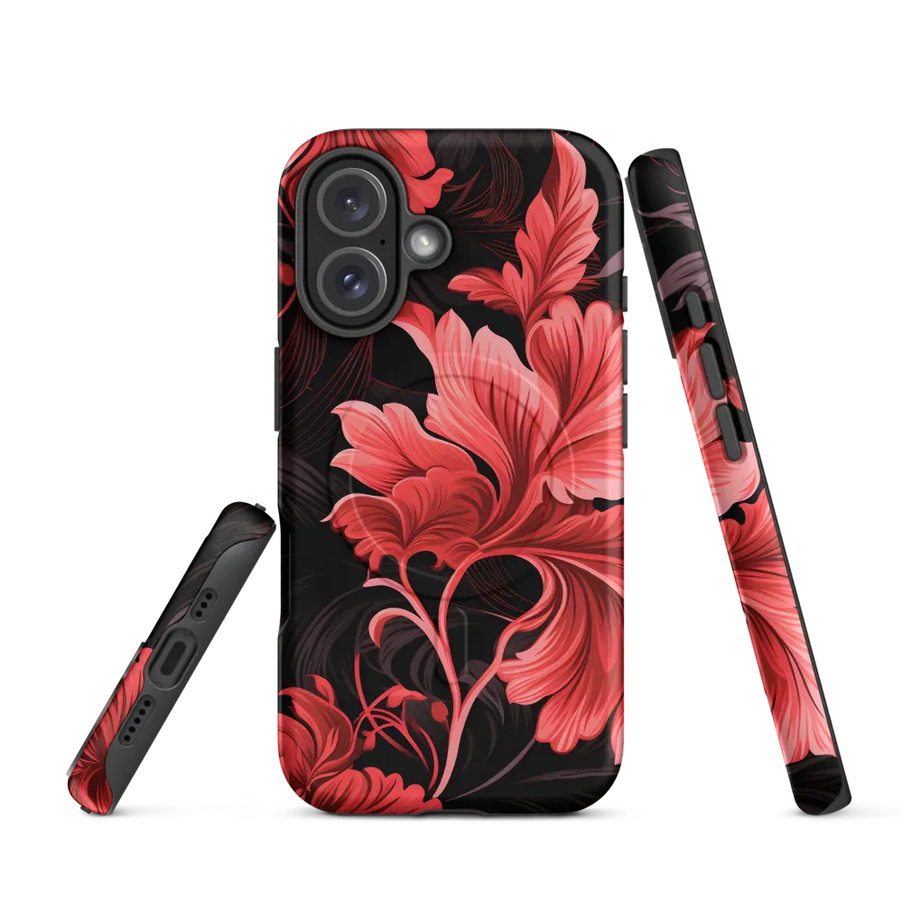 Tropical Elegance in Red