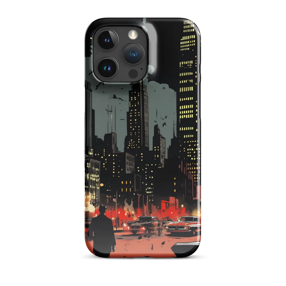 Urban Shadows: A Noir Night | Phone Case |  16 Pro Max | Snap Case | Glossy