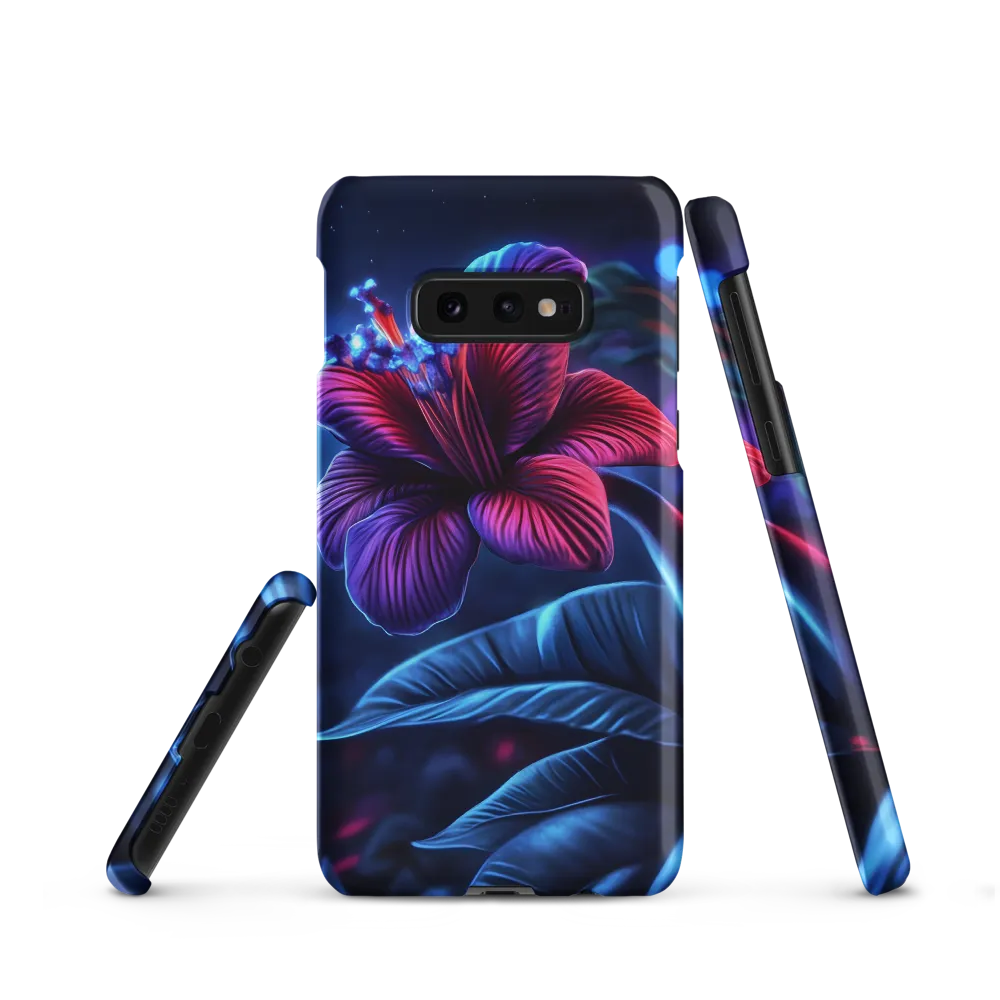 Illuminated Serenity: The Surreal Blossom