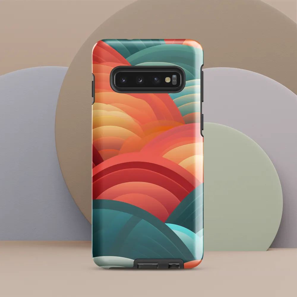 Rhythms of the Waves | Phone Case |  S10 | Tough Case | Glossy