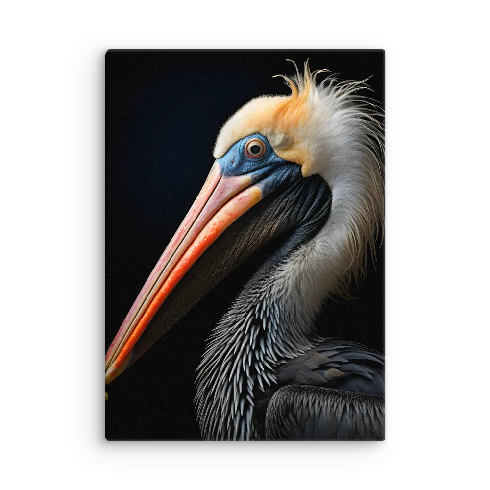 Majestic Portrait of a Pelican | Thin Canvas | 20″×28″