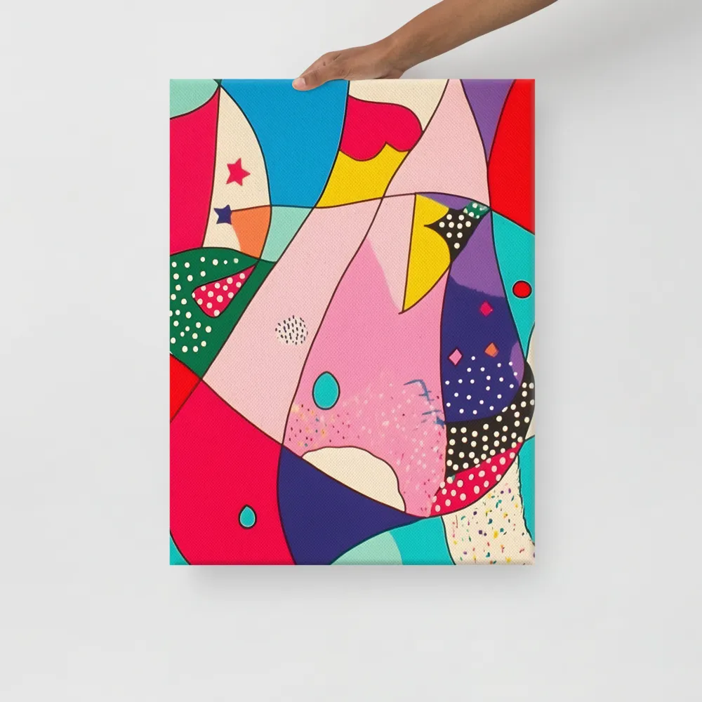 Playful Geometry in Color | Canvas | 18″×24″