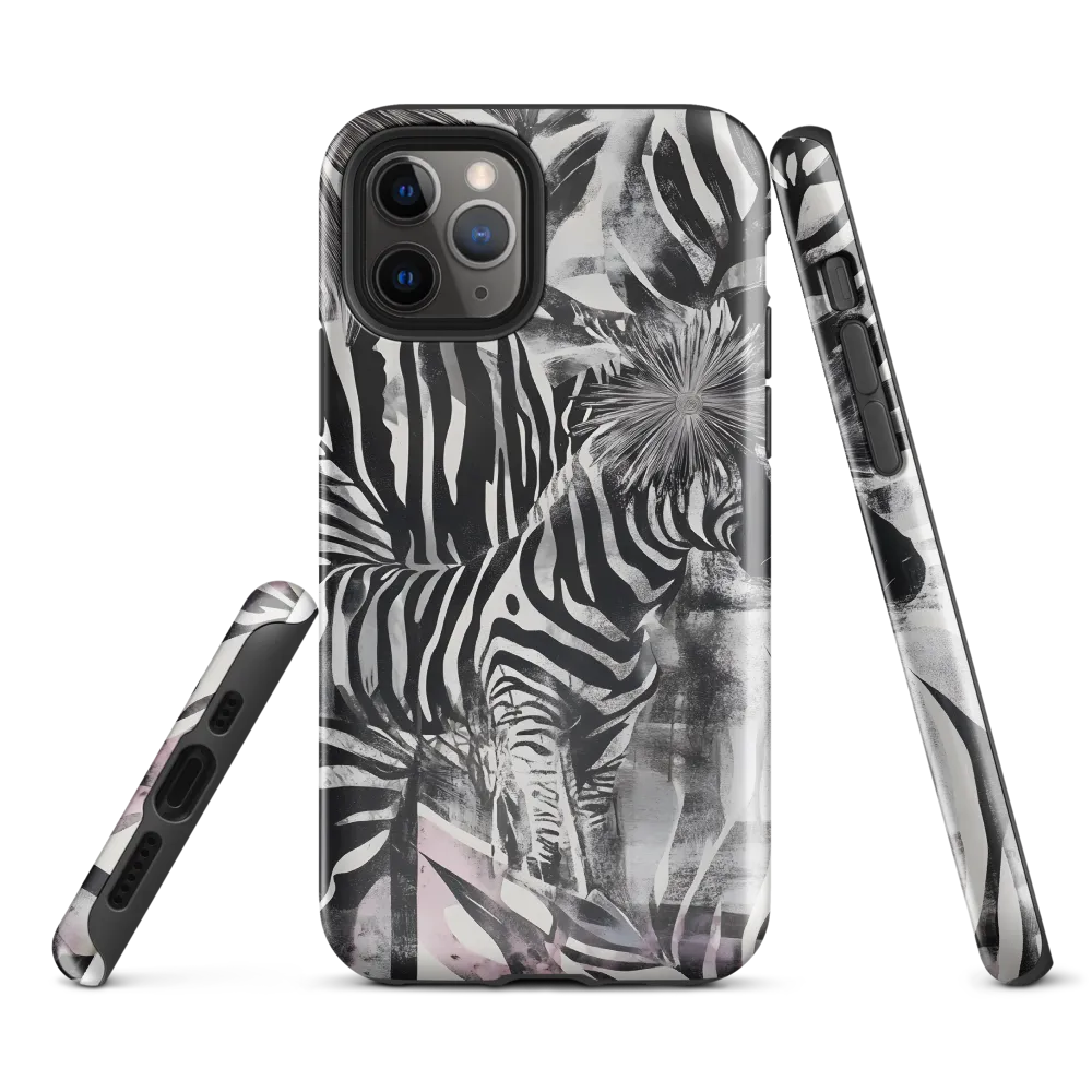 Zebra in the Jungle of Illusions | Phone Case |  11 Pro | Tough Case | Glossy