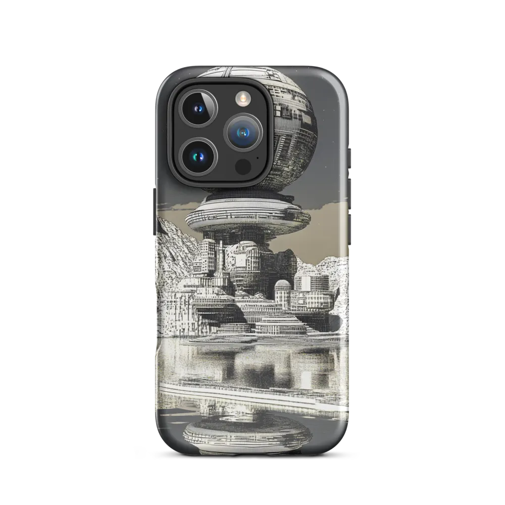Reflections of a Futuristic Dreamscape | Phone Case |  16 Pro | Tough Case | Glossy