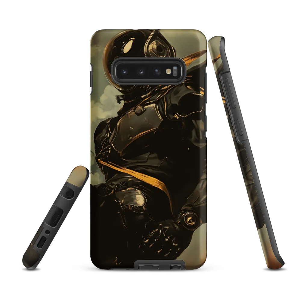 Ethereal Explorer: The Enigmatic Astronaut | Phone Case |  S10 Plus | Tough Case | Matte