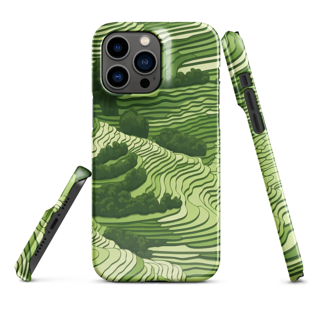 Waves of Green: An Abstract Landscape