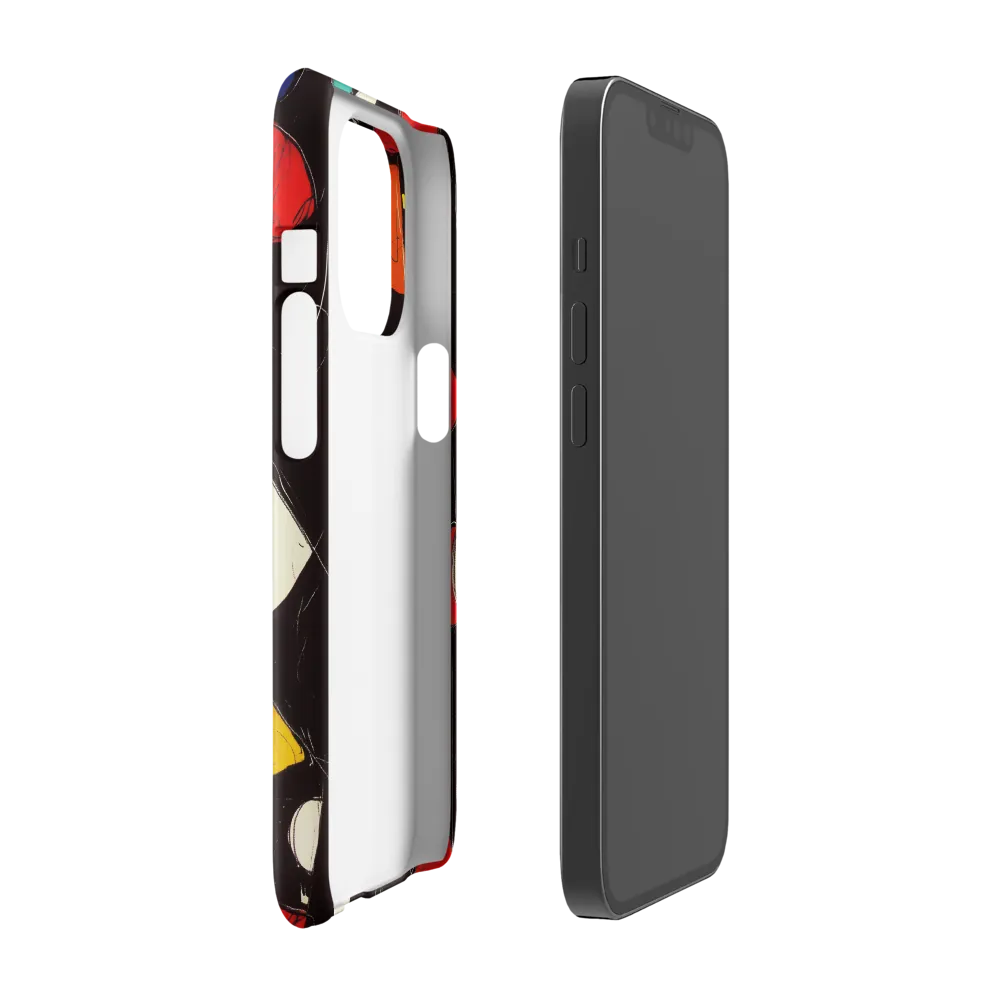 Vibrant Geometric Symphony | Phone Case |  13 Pro | Snap Case | Glossy