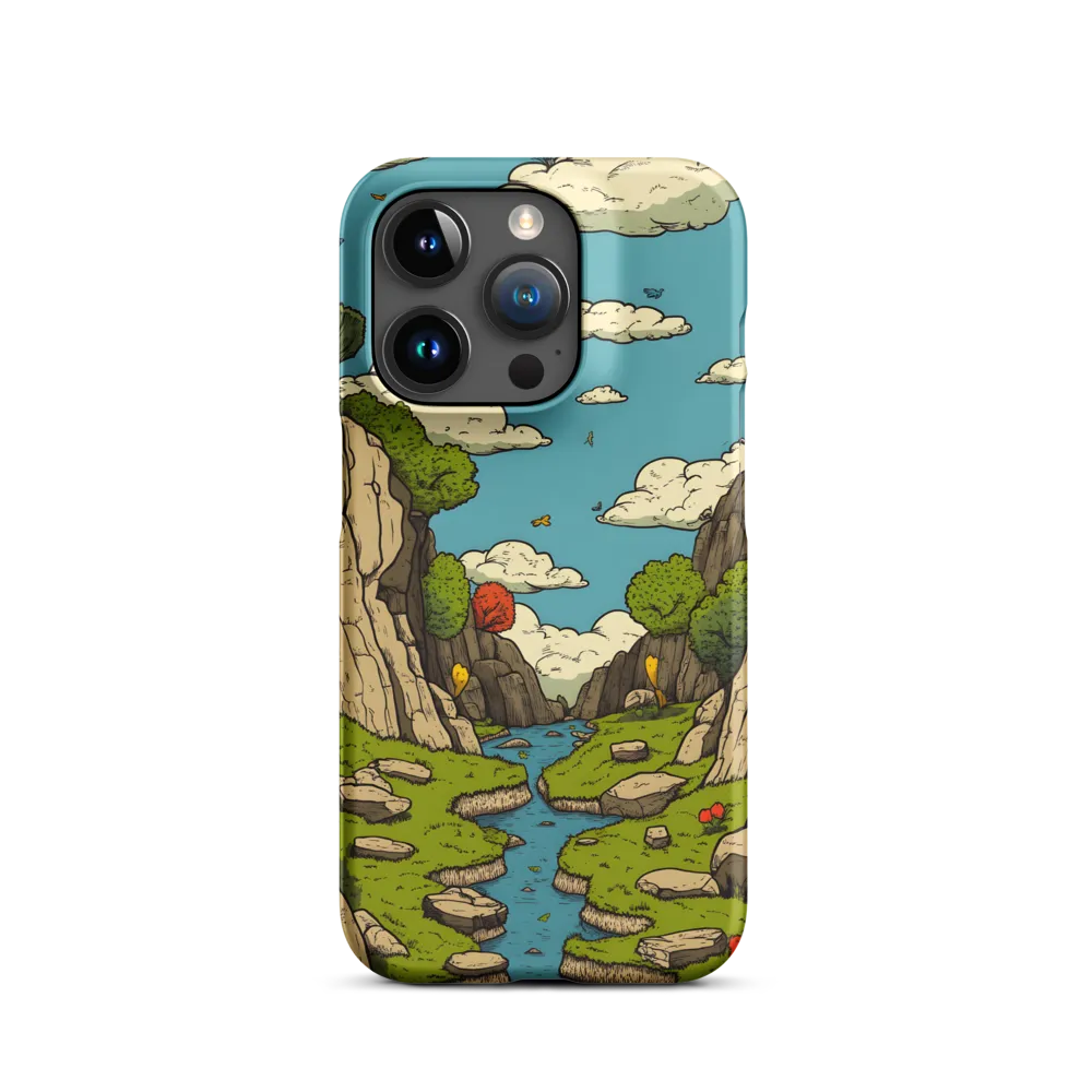 Whimsical Serenity: A Canyon Landscape