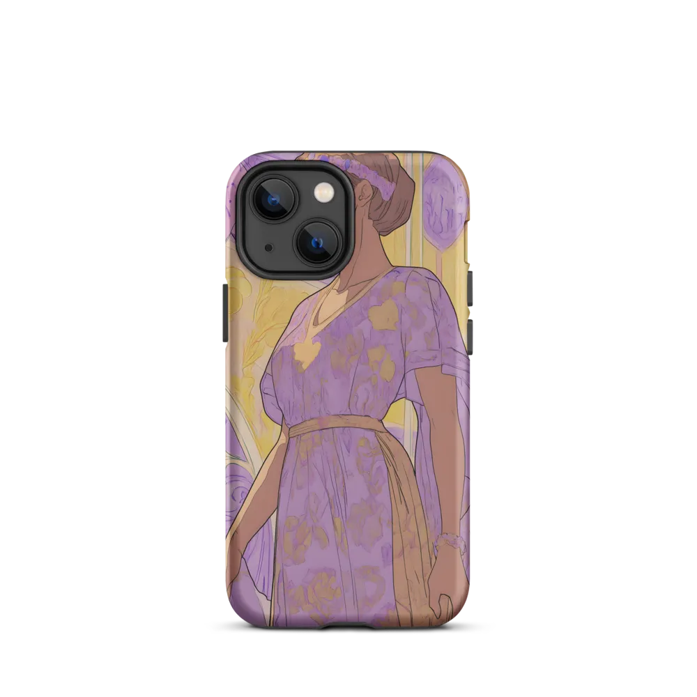 Elegance in Floral Harmony | Phone Case |  13 mini | Tough Case | Matte