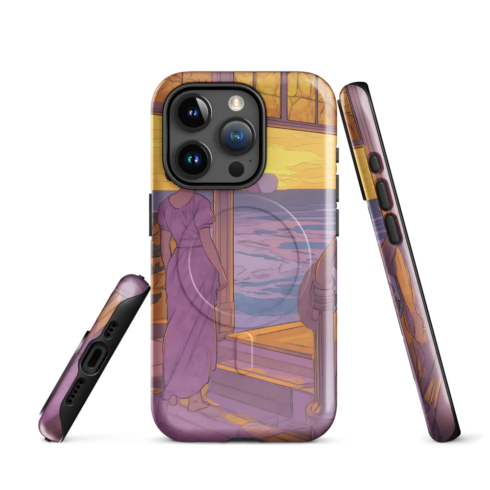 Whispers of the Sunset | Phone Case |  15 Pro | MagSafe® Tough Case | Glossy