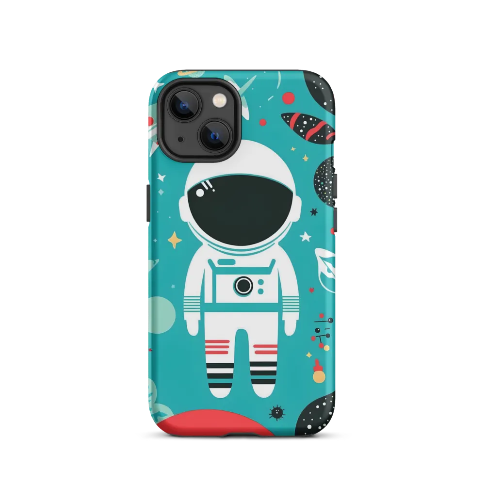 Whimsical Astronaut in Cosmic Wonderland | Phone Case |  13 | Tough Case | Matte