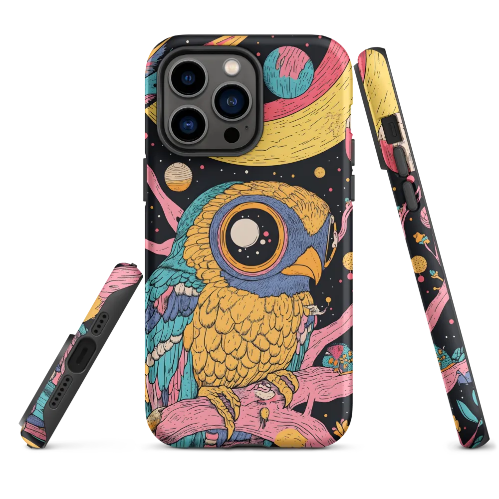 Whimsical Cosmic Owl | Phone Case |  14 Pro Max | Tough Case | Matte