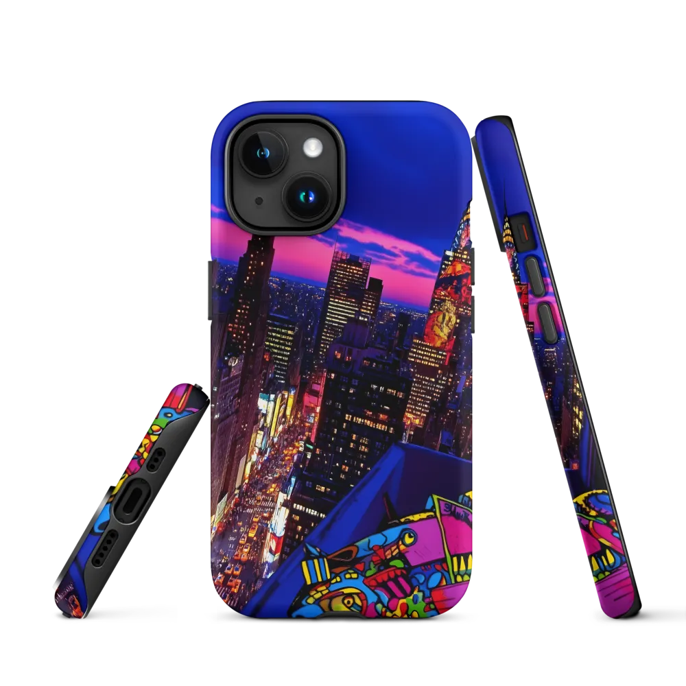 Neon Twilight: A City in Vibrance
