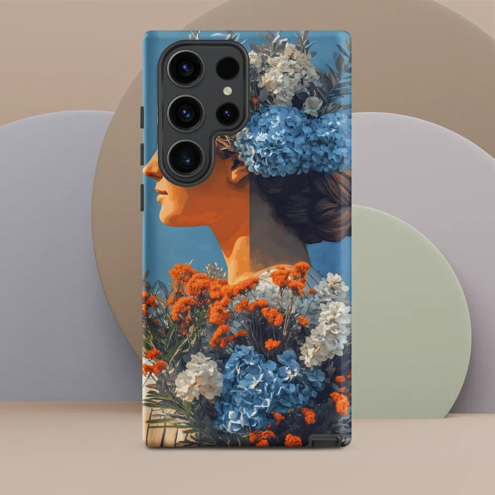 Floral Reverie: A Portrait of Serenity