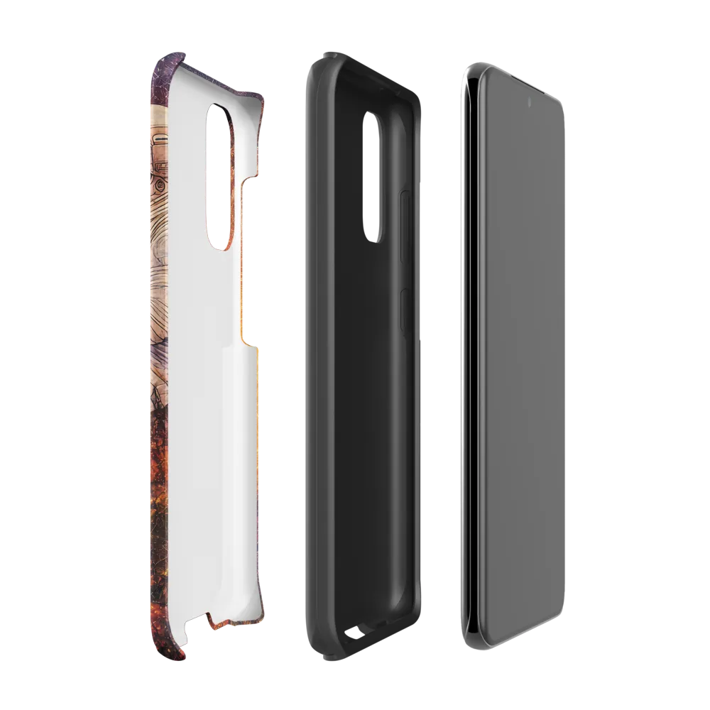 Cosmic Contemplation | Phone Case |  S20 | Tough Case | Matte
