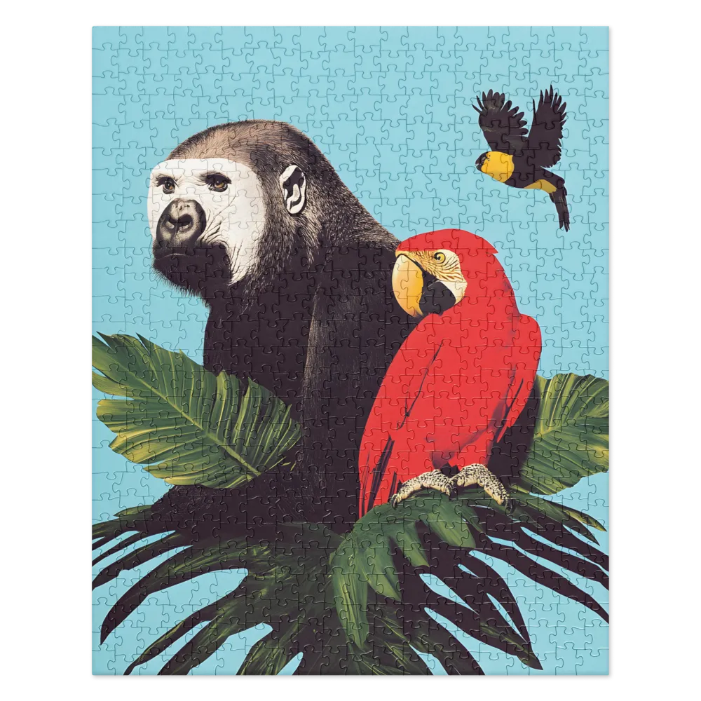 Tropical Harmony: A Celebration of Wildlife | Jigsaw Puzzle | 520 pieces