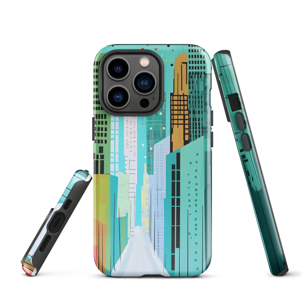 Urban Symphony in Turquoise