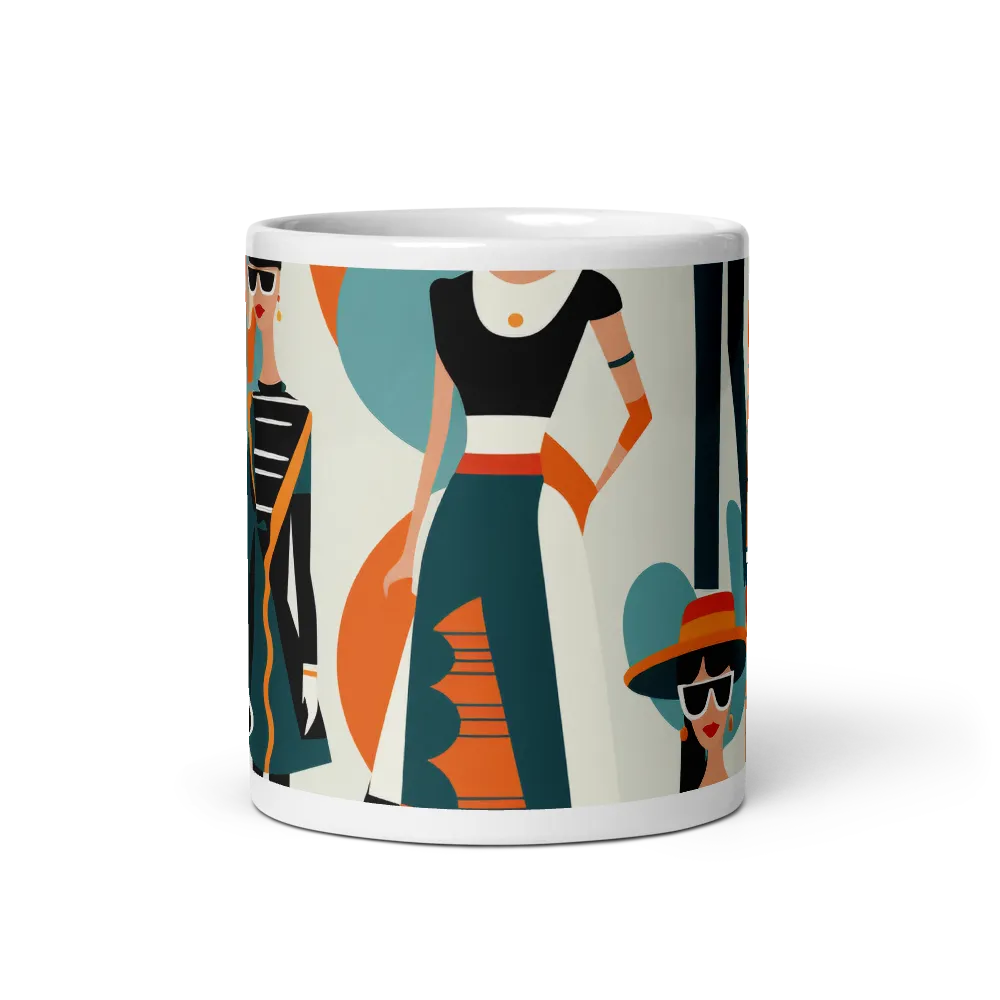 Chic Figures in Pop Art | Mugs | Multiple Sizes & Colors