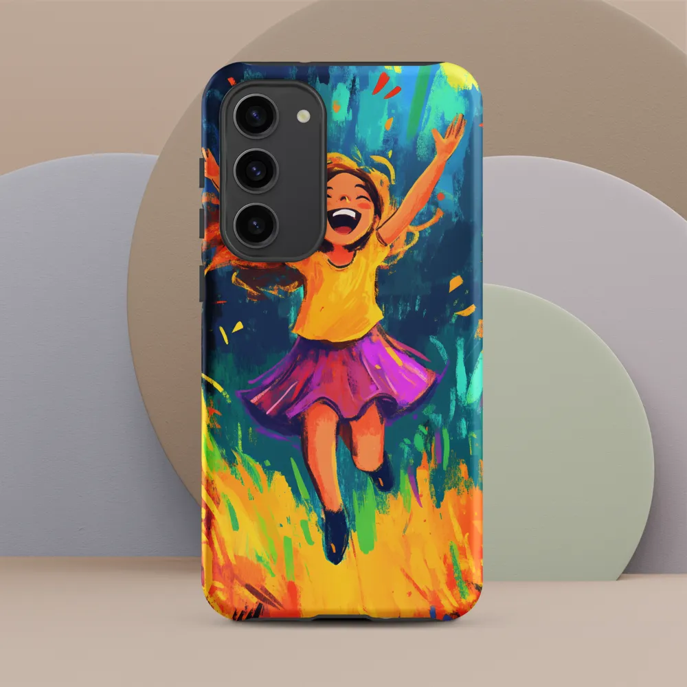 Joyful Escape into Nature | Phone Case |  S23 Plus | Tough Case | Matte