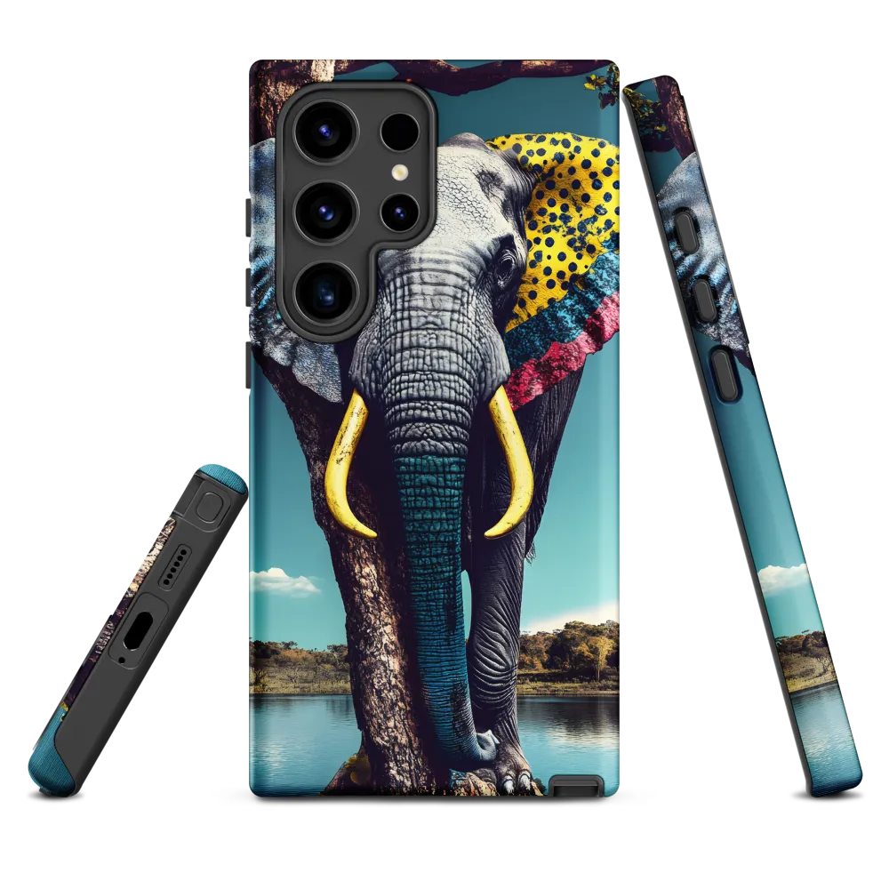 Playful Elegance: The Surreal Elephant
