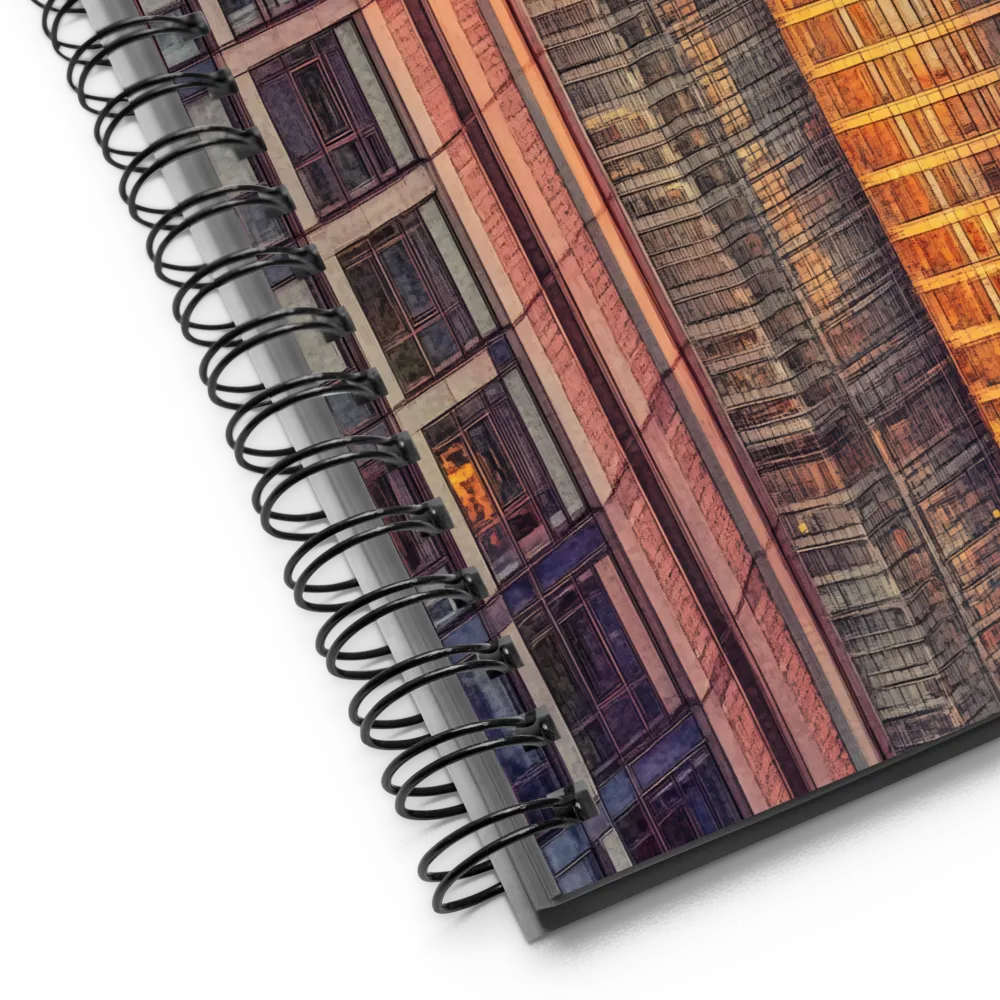 Urban Serenity at Sunset | Spiral Notebook