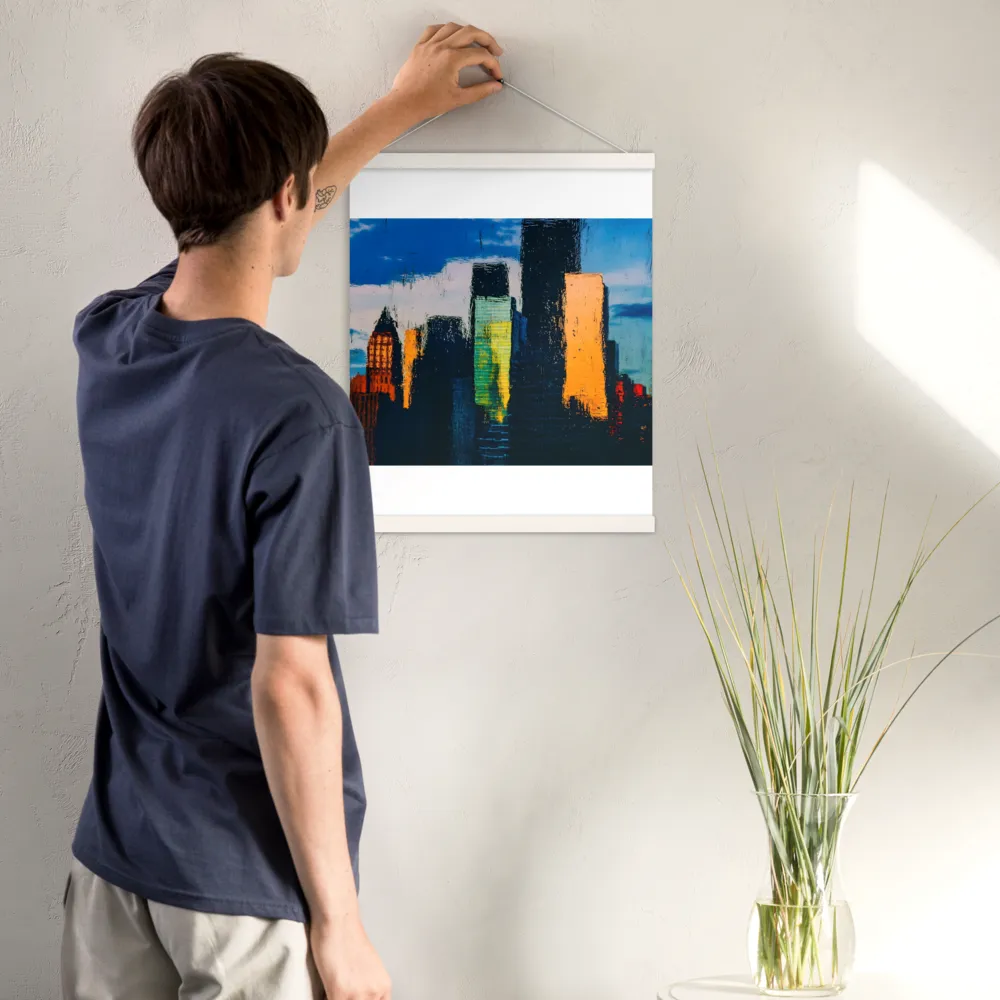 Reflections of Tranquility | Poster With White Wood Hanger | 16″×20″