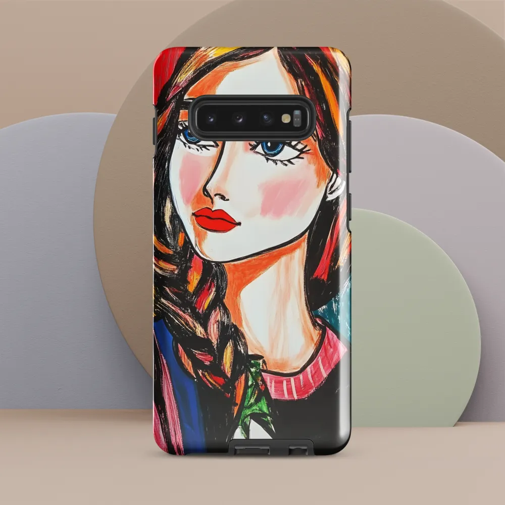 Confident Gaze | Phone Case |  S10 Plus | Tough Case | Glossy