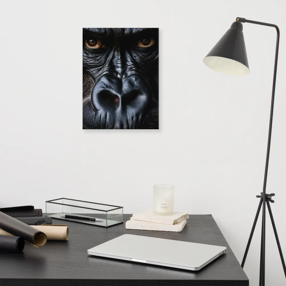 Gaze of the Wild: A Gorilla's Portrait