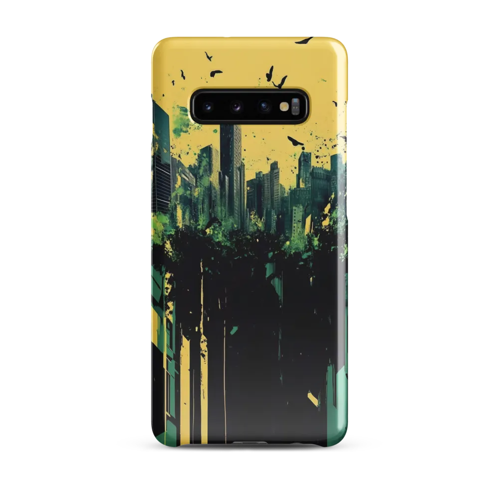 Urban Serenity: A Surreal Landscape | Phone Case |  S10 Plus | Snap Case | Glossy