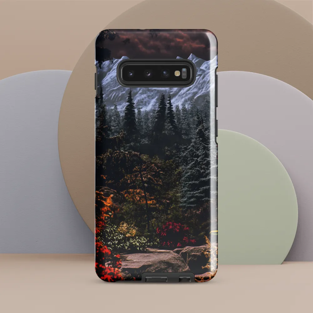 Mystical Mountain Reverie | Phone Case |  S10 Plus | Tough Case | Glossy