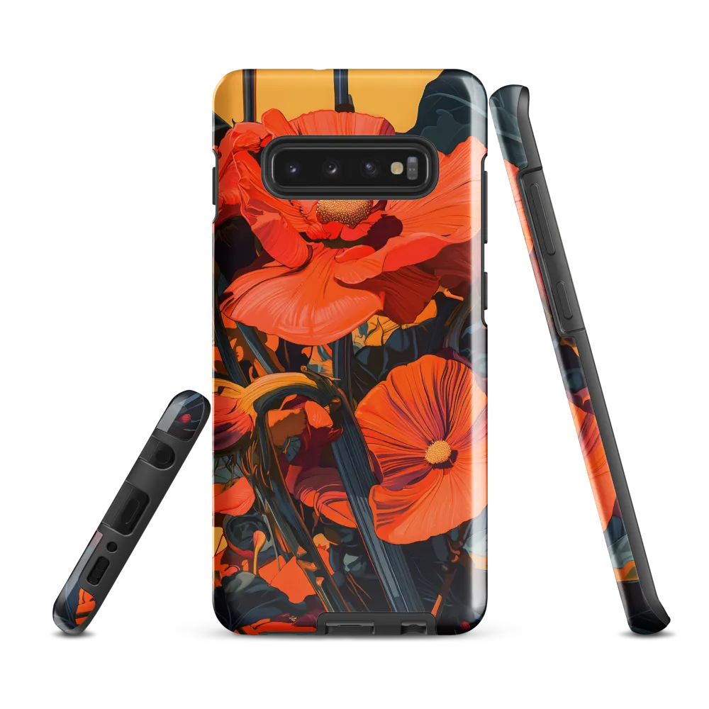 Vibrant Floral Symphony | Phone Case |  S10 Plus | Tough Case | Glossy