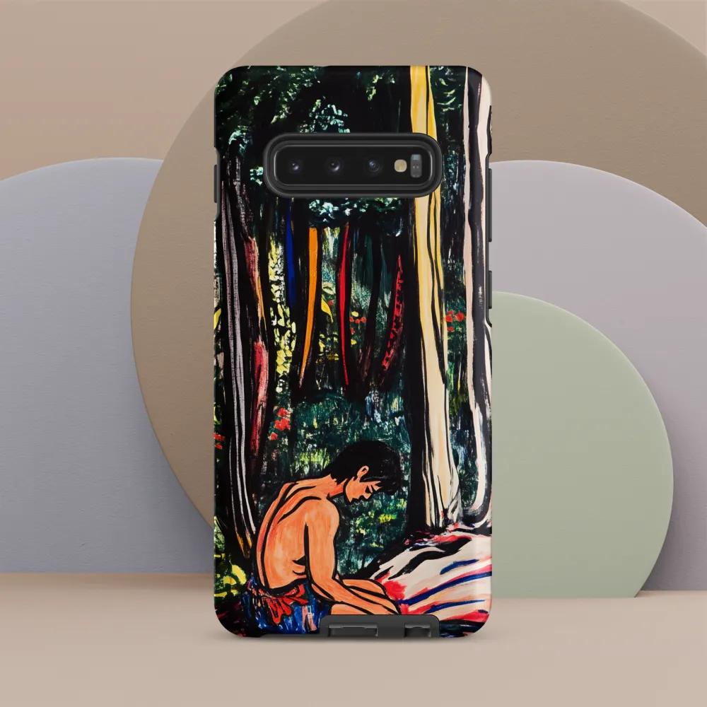Contemplation in Nature | Phone Case |  S10 Plus | Tough Case | Matte