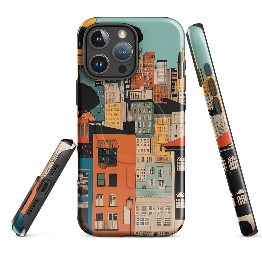 Urban Fusion: A Colorful Cityscape